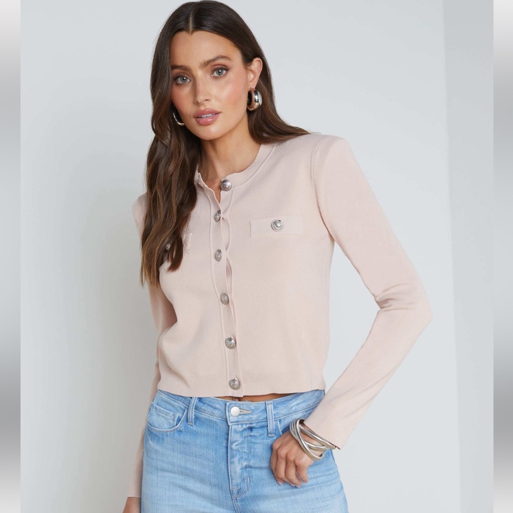 L’Agence Toulouse Cardigan Small New $475